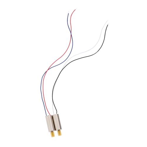 Warmhm 2 Stück Fernbedienungs -drohnen -motorradzubehör Elektromotoren Drohnen Zubehör Mini Bürstenlos Flugzeug Quadcopter-motor Uav-teile Silver Plastik von Warmhm