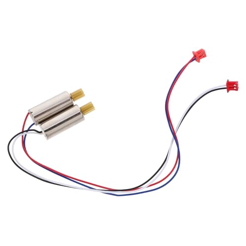 Warmhm 2 Stück Mini-Motor bürstenlos Drohnenmotoren Ersatz Motor mit einer kleinen Orangenscheibe Motorgetriebe motor motor bauen Komponente Quadcopter-Motor UAV-Teile PVC von Warmhm