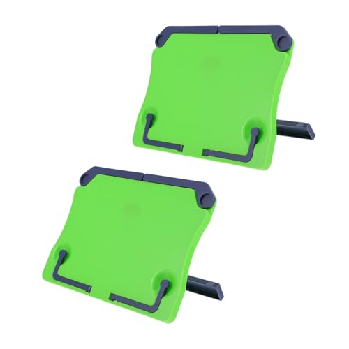 Warmhm 2 Stück Notenständer Gestell Stand Zusammenklappbar Mehrere Musik Falten Steht Inhaber Faltbar Für Tragbar Einfacher Bücherständer Desktop-leseständer Green Abs von Warmhm
