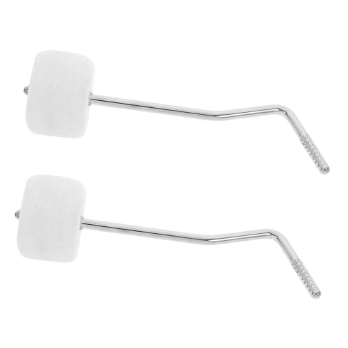 Warmhm 2 Stück Treten Sie Auf Den Hammer Kick-drum-schläger Bass Anfänger Ersatz Teile Für Schlaginstrumente Drum-pedal-teil Schlagzeug-teile Metall Weiß Warmhm 2 Stück Treten Sie Auf Den Hammer Kick-drum-schläger Bass Anfänger Ersatz Teile Für Schlaginstrumente Drum-pedal-teil Schlagzeug-teile Metall Weiß von Warmhm