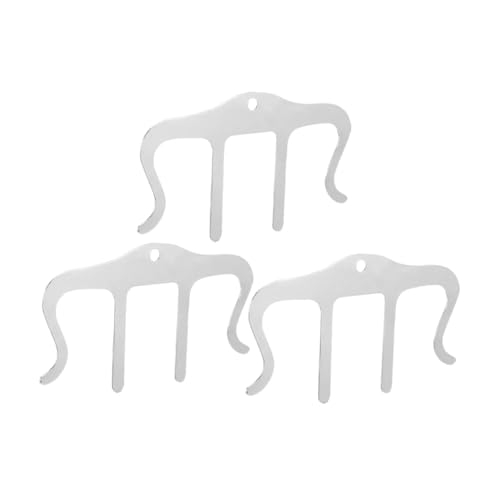 Warmhm 3 Stück Notenhalter Aus Metall Musikbuchseitenhalter Bunt Klaviermusikständer Clips Book -seitenhalter Klavier -score -clip Schlüssel Seitenhalterclip Musikseitenclip Silber Eisen von Warmhm