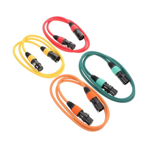 Warmhm 4 Stück Audioleitung Kabel Stecker auf Buchse Mikrofonkabel männlich zu weiblich Kabelmikrofon Lautsprecherkabel symmetrisches Mikrofonkabel Zinklegierung Warmhm 4 Stück Audioleitung Kabel Stecker auf Buchse Mikrofonkabel männlich zu weiblich Kabelmikrofon Lautsprecherkabel symmetrisches Mikrofonkabel Zinklegierung von Warmhm