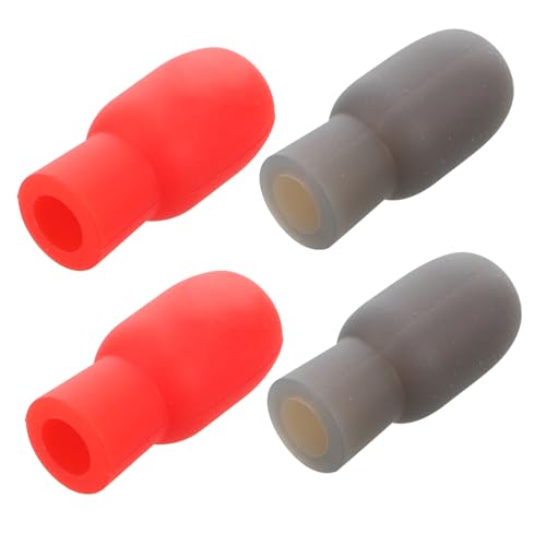 Warmhm 4 Stück Drumstick-Schutz Spitzenabdeckungen Tipps zum Stummschalten der Trommel Drum-Stick-Kappe Zubehör für Trommeln Trommelstockspitzen aus Silikon Instrumentenzubehör Kieselgel Warmhm 4 Stück Drumstick-Schutz Spitzenabdeckungen Tipps zum Stummschalten der Trommel Drum-Stick-Kappe Zubehör für Trommeln Trommelstockspitzen aus Silikon Instrumentenzubehör Kieselgel von Warmhm