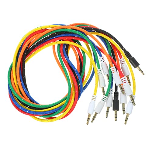 Warmhm 5 Stück Audioleitung Kabel Autoradio Vergoldet Stereo Hilfs- Aux Nylon Warmhm 5 Stück Audioleitung Kabel Autoradio Vergoldet Stereo Hilfs- Aux Nylon von Warmhm