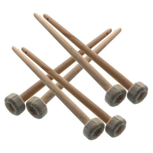 Warmhm 6 Stück Kleine Accessoires Für Gong Mallet Trommelstöcke Schlagzeug Drumsticks Für Anfänger Gongtrommeln Anfängertrommelstiele Anfängertrommelstick Schlägel Für Gong Holz Beige Warmhm 6 Stück Kleine Accessoires Für Gong Mallet Trommelstöcke Schlagzeug Drumsticks Für Anfänger Gongtrommeln Anfängertrommelstiele Anfängertrommelstick Schlägel Für Gong Holz Beige von Warmhm