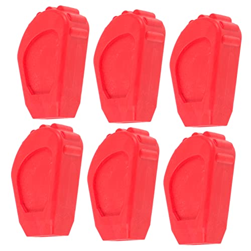 Warmhm 6 Stück Trommelrahmenfußblock Unterlage Schlagzeug Beschützer Zubehör Schutz Pads Beine Trommel Ersatzteile Teile Für Trommelständer Drum-rack-teile Fußpolster Ersatzfuß Rot Gummi Warmhm 6 Stück Trommelrahmenfußblock Unterlage Schlagzeug Beschützer Zubehör Schutz Pads Beine Trommel Ersatzteile Teile Für Trommelständer Drum-rack-teile Fußpolster Ersatzfuß Rot Gummi von Warmhm
