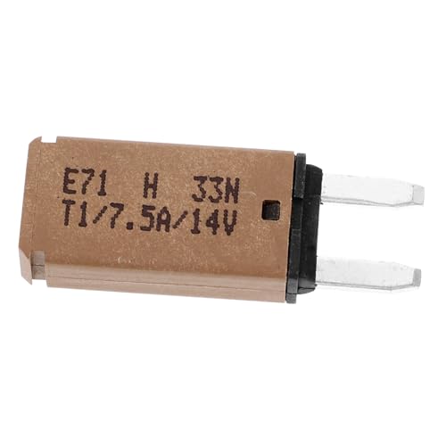 Warmhm 7.5A Mini Sicherung Auto Rücksetzbare Flachsicherung für Kfz Suv und Wohnmobile Langlebig aus Nickelbeschichtetem Benutzerfreundliche Installation von Warmhm