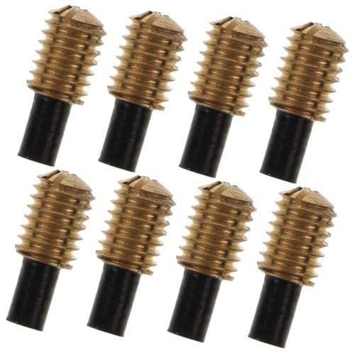 Warmhm 8 Stück Sachs-kupferschrauben Musikinstrumententeil Instrumentalteil Saxophon-teile Saxophonschraube Ersatz Saxophon Schrauben Reparatur Wartung Kieselgel Golden von Warmhm
