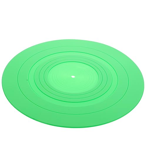 Warmhm Antistatischer Silikon Pad Schutz J Plattenspieler Matten Pads Plattenspieler Plattenteller Matten Schallplatten Hüllen Vinyl Plattenspieler Plattenteller Matten Silicagel Grün von Warmhm