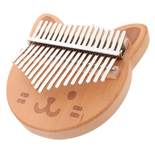 Warmhm Daumen Kinderinstrument Musikinstrumente für kleines Handklavier Zuhause Kalimba kleines Musikinstrument Fingerklavier für Anfänger Fingerklavier-Instrument Stahl Hellbraun Warmhm Daumen Kinderinstrument Musikinstrumente für kleines Handklavier Zuhause Kalimba kleines Musikinstrument Fingerklavier für Anfänger Fingerklavier-Instrument Stahl Hellbraun von Warmhm