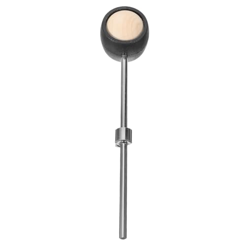 Warmhm Fester Holzhammer Bassdrum-Pedal Hickory Schlaginstrument Trommelschlüssel Schlagzeug bohrhammer Trommelersatzteil Trommelpedalhammer Teile für Drum-Fußpedale Rostfreier Stahl von Warmhm