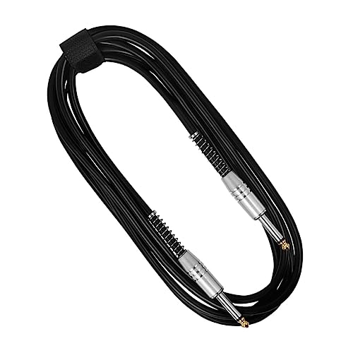 Warmhm Gitarrenkabel Gitarren-patchkabel Kabel Für Musikinstrumente Bass-effektkabel Gitarren-audio-patchkabel Gitarrenteile Black Mit Kunststoff Ummantelter Kupferdraht von Warmhm