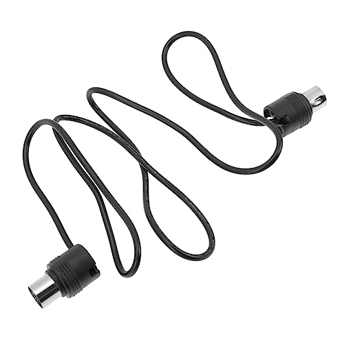 Warmhm Midi-kabel Übertragungskabel Verbindungskabel Stecker Auf Stecker Tastatur-verbindungskabel Klaviatur Kabel-midi Synthesizer-tastatur Kabel Kurz Black Kunststoff von Warmhm