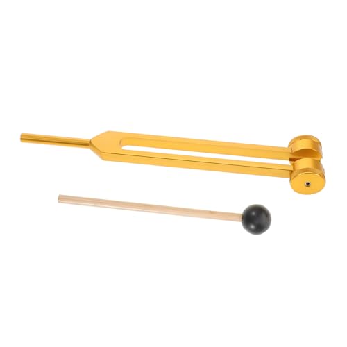 Warmhm Sätze Ohrpicker-Kit Ohren mit Therapie groß stimmen sensorisch Aluminium prüfen Klavier-Tuning-Kit Stimmhammer Stimmgabeln Gitarrenzubehör Ohr Stimmgabel Holz von Warmhm
