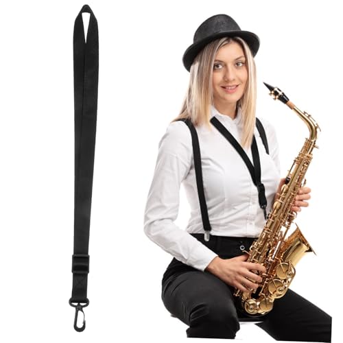 Warmhm Saxophon-halsband Nacken Tragbar Halsband Für Altsaxophon Saxophon -schultergurt Alt-saxophon Gepolstert Unterstützung Schlüssel Klein Black Schnalle Aus Kunststoff Warmhm Saxophon-halsband Nacken Tragbar Halsband Für Altsaxophon Saxophon -schultergurt Alt-saxophon Gepolstert Unterstützung Schlüssel Klein Black Schnalle Aus Kunststoff von Warmhm