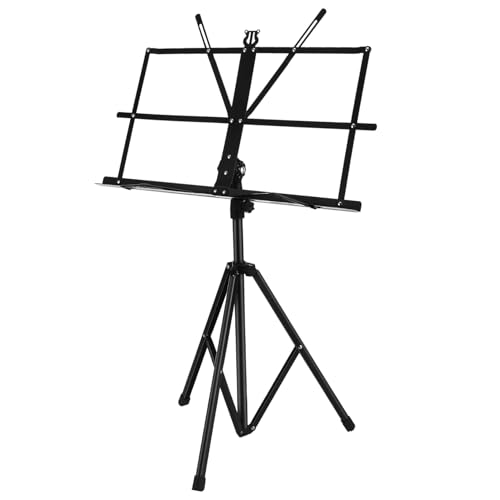 Warmhm Tragbarer Spektrumständer klappbarer Notenständer tragbar tragbarer Ständer einstellbar reisen falten faltbar zusammenklappbarer Instrumentenständer Reisemusikstand Gummi Schwarz Warmhm Tragbarer Spektrumständer klappbarer Notenständer tragbar tragbarer Ständer einstellbar reisen falten faltbar zusammenklappbarer Instrumentenständer Reisemusikstand Gummi Schwarz von Warmhm