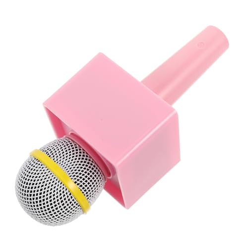 Warmhm simuliertes Mikrofon für Aufnahme mikrofon Simulations-Mikrofon kostüm Stellen Sie Sich EIN Bühnenmikrofon vor -Mikrofonstütze Jukebox Plastik Rosa Warmhm simuliertes Mikrofon für Aufnahme mikrofon Simulations-Mikrofon kostüm Stellen Sie Sich EIN Bühnenmikrofon vor -Mikrofonstütze Jukebox Plastik Rosa von Warmhm