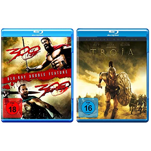 300 & 300 - Rise of an Empire [Blu-ray] & Troja (Director's Cut) [Blu-ray] von Warner Bros (Universal Pictures)