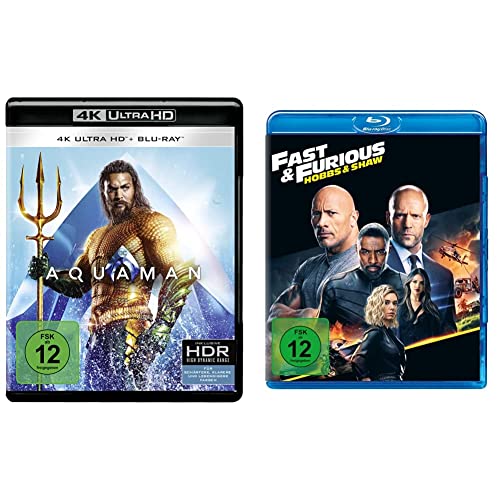 Aquaman (4K Ultra-HD) (+ Blu-ray 2D) & Fast & Furious: Hobbs & Shaw [Blu-ray] von Warner Bros (Universal Pictures)