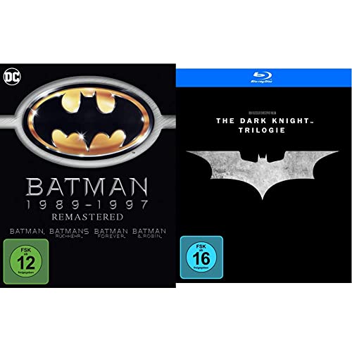 Batman 1-4 - Remastered [Blu-ray] & The Dark Knight Trilogy [Blu-ray] von Warner Bros (Universal Pictures)