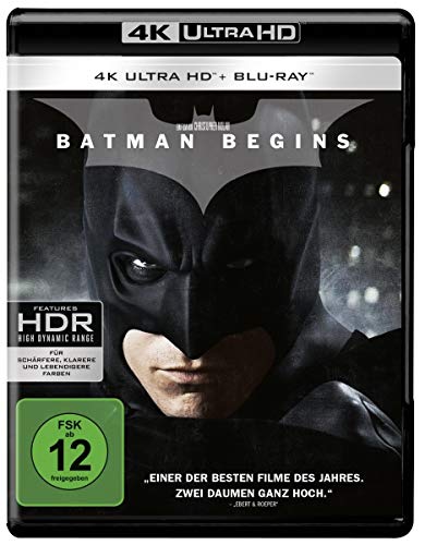 Batman Begins (4K Ultra-HD + 2D-Blu-ray) (2-Disc Version) [Blu-ray] von Warner Bros (Universal Pictures)