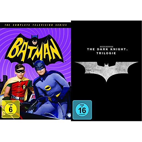 Batman - Die komplette Serie (18 Discs) & The Dark Knight Trilogie (Batman Begins / The Dark Knight / The Dark Knight Rises) [3 DVDs] von Warner Bros (Universal Pictures)