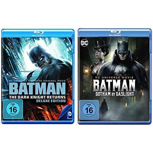 Batman - The Dark Knight Returns 1+2 [Blu-ray] [Deluxe Edition] [Deluxe Edition] & Batman: Gotham by Gaslight [Blu-ray] von Warner Bros (Universal Pictures)