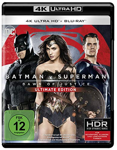 Batman v Superman: Dawn of Justice (4K Ultra-HD + 2D-Blu-ray) (2-Disc Version) [Blu-ray] von Warner Bros (Universal Pictures)