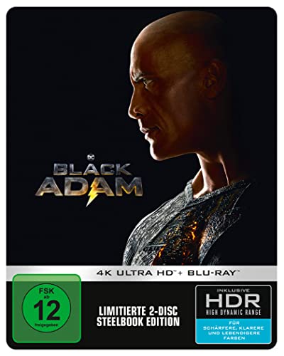 Black Adam Limited Steelbook (4K Ultra HD + Blu-ray) von Warner Bros (Universal Pictures)