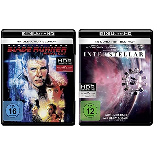 Blade Runner - Final Cut (4K Ultra-HD + 2D-Blu-ray) (2-Disc Version) & Interstellar (4K Ultra-HD + 2D-Blu-ray) (2-Disc Version) [Blu-ray] von Warner Bros (Universal Pictures)