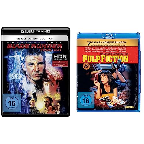 Blade Runner - Final Cut (4K Ultra-HD + 2D-Blu-ray) (2-Disc Version) & Pulp Fiction [Blu-ray] von Warner Bros (Universal Pictures)
