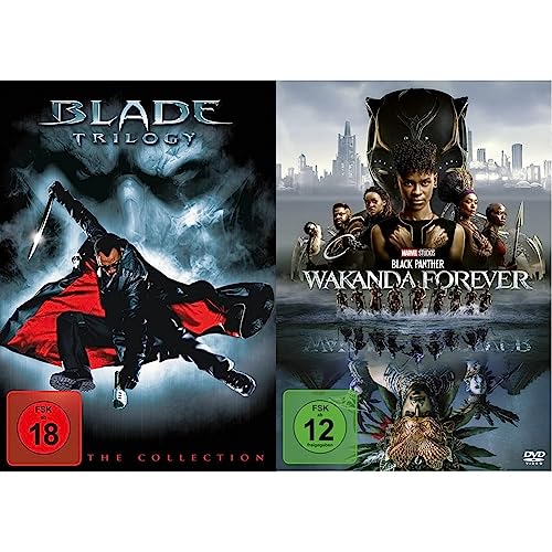 Blade Trilogy [3 DVDs] & Black Panther: Wakanda Forever von Warner Bros (Universal Pictures)