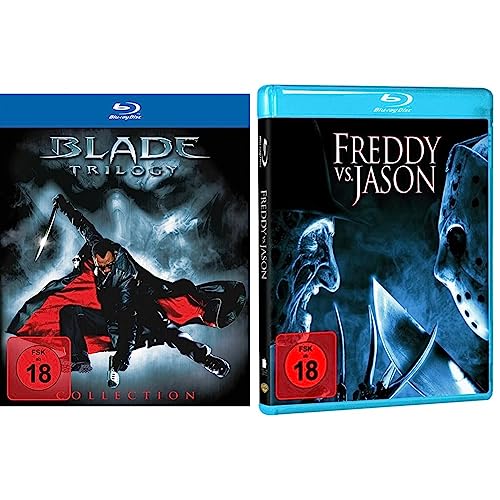 Blade Trilogy [Blu-ray] , 3 Stück (1er Pack) & Freddy vs. Jason [Blu-ray] von Warner Bros (Universal Pictures)