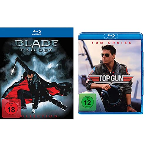 Blade Trilogy [Blu-ray] , 3 Stück (1er Pack) & Top Gun (Blu-ray) von Warner Bros (Universal Pictures)