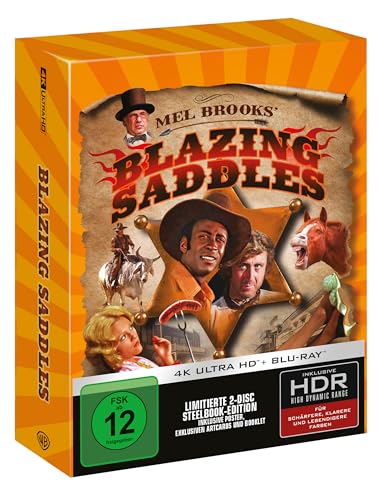 Blazing Saddles - Der wilde Westen - Ultimate Steelbook Collector's Editition (4K UHD + Blu-ray) von Warner Bros