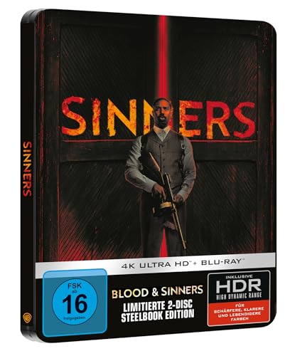 Blood & Sinners - Limited Steelbook (4K UHD + Blu-ray) von Warner Bros (Universal Pictures)
