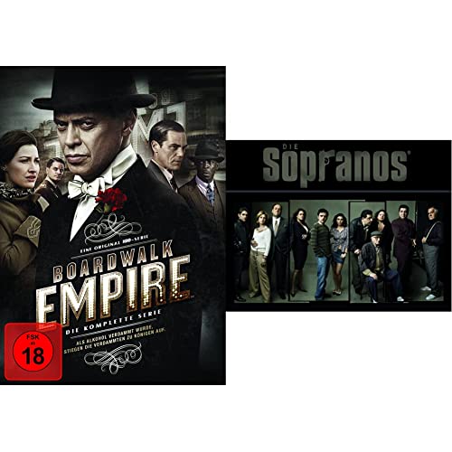 Boardwalk Empire Komplettbox (inkl. Bonusdisc) [Limited Edition] [23 DVDs] (exklusiv bei Amazon.de) & Die Sopranos - Die ultimative Mafiabox [28 DVDs] (exklusiv bei Amazon.de) von Warner Bros (Universal Pictures)