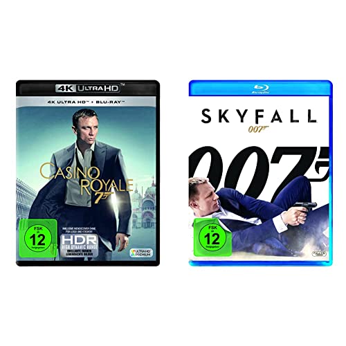 Casino Royale ( 4K Ultra-HD + Blu-ray ) & James Bond 007 - Skyfall [Blu-ray] von Warner Bros (Universal Pictures)