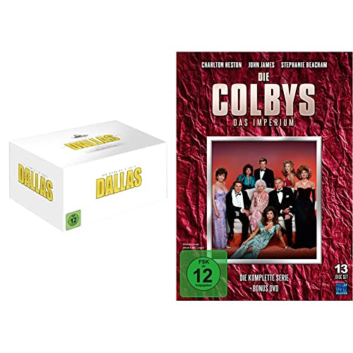 Dallas (1981) - Die kompletten Staffeln 1-14 (exklusiv bei Amazon.de) [Limited Edition] [86 Discs + 3 Bonus Discs] & Die Colbys - Das Imperium - Die komplette Serie + Bonus-DVD von Warner Bros (Universal Pictures)