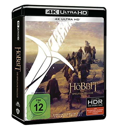 Der Hobbit: Die Spielfilm Trilogie - Extended Edition [4K Ultra-HD] [Blu-ray] von Warner Bros