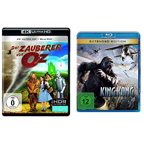 Der Zauberer von Oz (4K Ultra-HD) (+ Blu-ray 2D) & King Kong (Extended Edition) [Blu-ray] von Warner Bros (Universal Pictures)