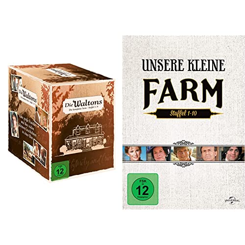 Die Waltons – Die komplette Serie (Staffel 1-9) (exklusiv bei Amazon.de) [Limited Edition] [58 DVDs] & Unsere kleine Farm - Die komplette Serie (58 Discs) von Warner Bros (Universal Pictures)