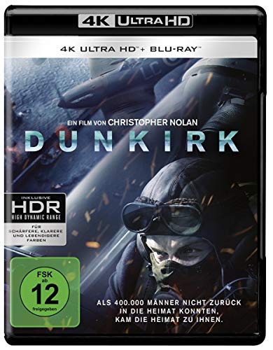 Dunkirk (4K Ultra-HD + 2D Blu-ray) [Blu-ray] von Warner Bros (Universal Pictures)
