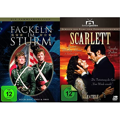 Fackeln im Sturm - Die Sammleredition 8 DVDs & Scarlett (1-4) - Die Fortsetzung des Epos "Vom Winde verweht" (Fernsehjuwelen) [2 DVDs] von Warner Bros (Universal Pictures)