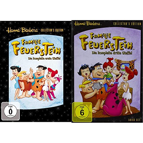 Familie Feuerstein - Die komplette erste Staffel [Collector's Edition] [5 DVDs] & Familie Feuerstein - Staffel 3 [Collector's Edition] [5 DVDs] von Warner Bros (Universal Pictures)