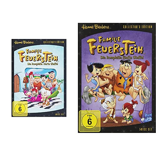 Familie Feuerstein - Die komplette vierte Staffel [Collector's Edition] [5 DVDs] & Familie Feuerstein - Die komplette fünfte Staffel [Collector's Edition] [5 DVDs] von Warner Bros (Universal Pictures)