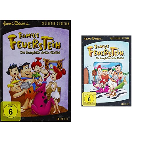 Familie Feuerstein - Staffel 3 [Collector's Edition] [5 DVDs] & Familie Feuerstein - Die komplette vierte Staffel [Collector's Edition] [5 DVDs] von Warner Bros (Universal Pictures)