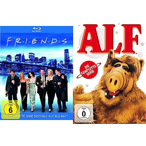 Friends - Die komplette Serie (20 Blu-rays) (+Bonus Blu-ray) & Alf - Die komplette Serie [16 DVDs] von Warner Bros (Universal Pictures)