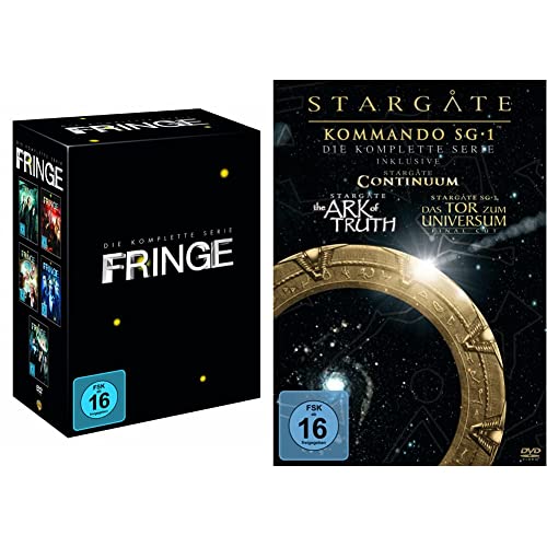 Fringe - Die komplette Serie (29 Discs) (exklusiv bei Amazon.de) & Stargate Kommando SG-1 - Die komplette Serie (inkl. Continuum, The Ark of Truth) [61 DVDs] von Warner Bros (Universal Pictures)