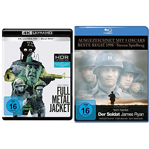 Full Metal Jacket (4K Ultra-HD) (+ Blu-ray 2D) & Der Soldat James Ryan [Blu-ray] von Warner Bros (Universal Pictures)